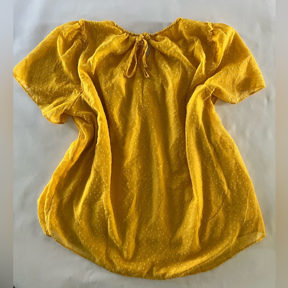 Yellow Women's Top by LC Lauren Conrad - Picture 5 of 5